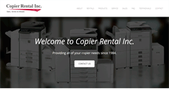 Desktop Screenshot of copierrentalinc.com