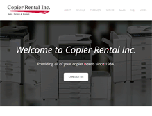 Tablet Screenshot of copierrentalinc.com
